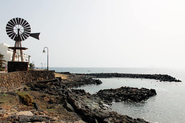Snorkelling Cove and Windmill, Lanzarote
