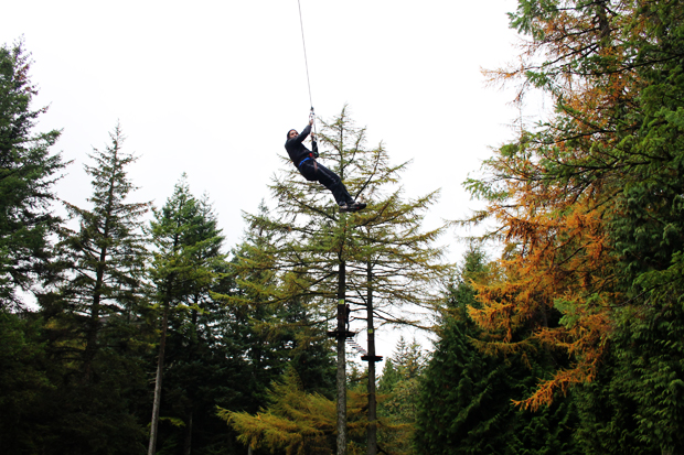 Final Zip Wire, Go Ape, Whinlatter Forest